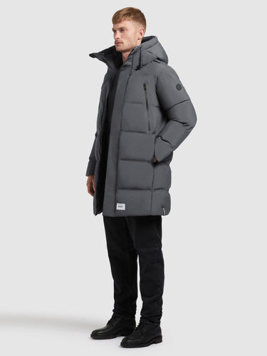 2248CO253 216STE-GRY | Coat MORSE2 STEEL GREY